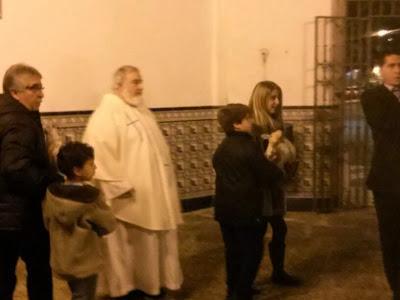 Por primera vez los venezolanos celebran la fiesta  de la Divina Pastora en Sevilla.