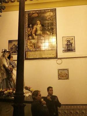 Por primera vez los venezolanos celebran la fiesta  de la Divina Pastora en Sevilla.