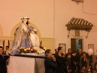 Por primera vez los venezolanos celebran la fiesta  de la Divina Pastora en Sevilla.