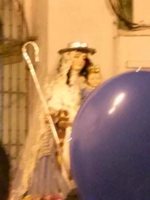 Por primera vez los venezolanos celebran la fiesta  de la Divina Pastora en Sevilla.