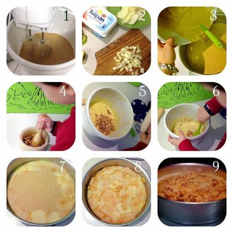 Pastel de Manzana con Nuez crujiente