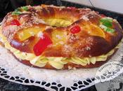 Roscon reyes crema pastelera aroma naranja