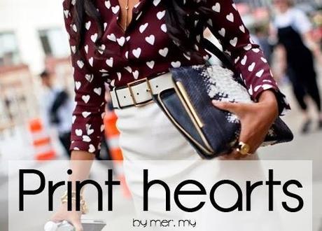 Print hearts