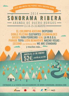 Sonorama 2014: Depedro, La MODA, We Are Standard, Doble Pletina, Tuya, Grises, Parade...
