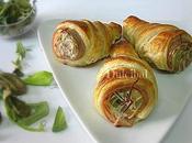 Hojaldres alcachofa bacon