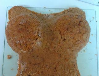 Tarta Corpiño y Paso a paso Puntillas de Fondant