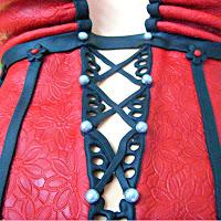 Tarta Corpiño y Paso a paso Puntillas de Fondant