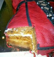 Tarta Corpiño y Paso a paso Puntillas de Fondant