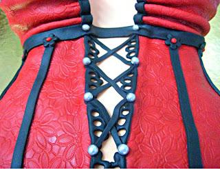 Tarta Corpiño y Paso a paso Puntillas de Fondant