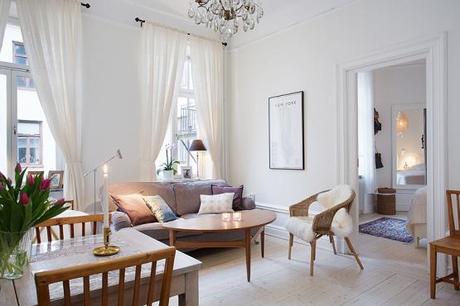 estilo nórdico escandinavo decorar en balnco decoración pisos espacios pequeños decoración interiores nórdico cocinas pequeñas decoración cocinas blancas nórdicas cocinas blancas modernas blog decoración interiores nórdico 