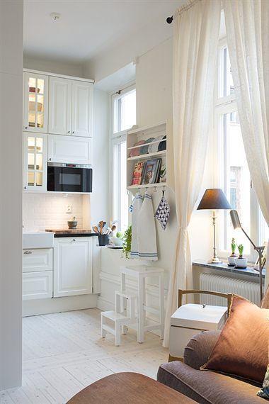 estilo nórdico escandinavo decorar en balnco decoración pisos espacios pequeños decoración interiores nórdico cocinas pequeñas decoración cocinas blancas nórdicas cocinas blancas modernas blog decoración interiores nórdico 