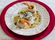 Poupietas lenguado salsa vino blanco