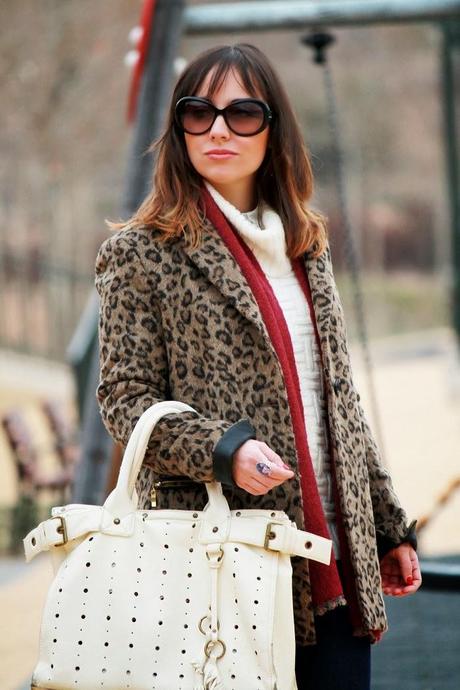 New leopard coat from sales!!