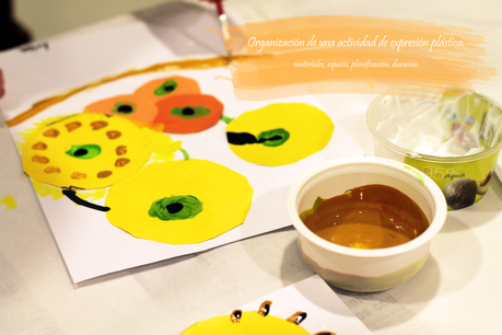 Organización de una actividad de expresión plastica