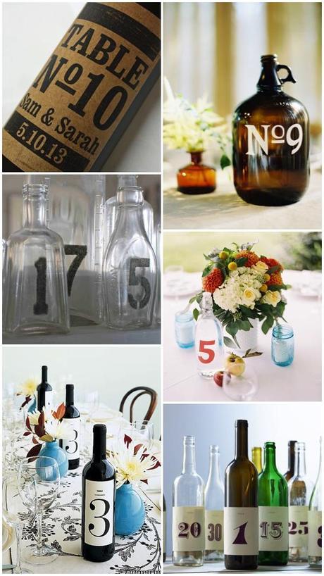 Bottle Table Number