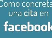 Cómo concretar cita Facebook? Infografía