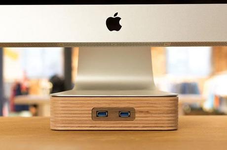 Woodster :: suplemento de madera para el iMac Woodster :: suplemento de madera para el iMac
