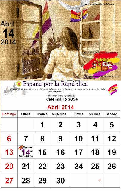 Calendarios republicanos para el 2014