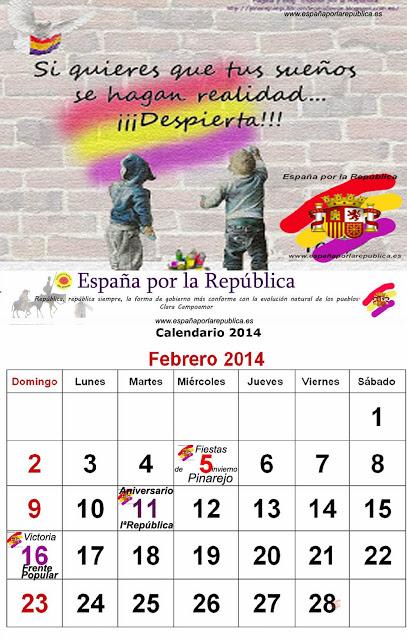 Calendarios republicanos para el 2014