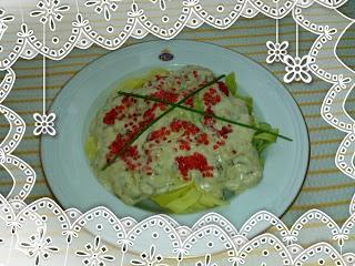 PASTA FRESCA CON SALSA DE NATA Y MOSTAZA