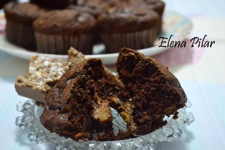 Muffins de Moca (o la mejor forma de aprovechar el turrón de estas navidades)