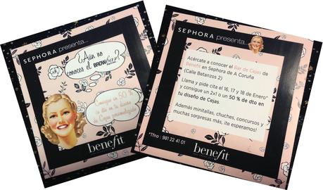 Bar de Cejas de Benefit y Showroom de bodas y comuniones en El Pantano