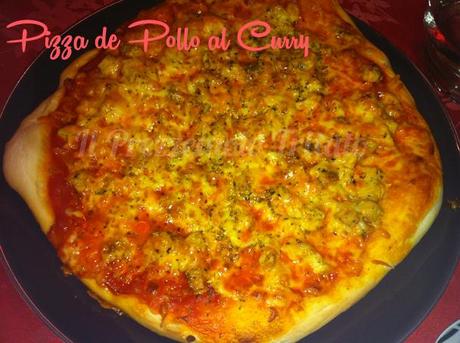 Pizza de Pollo al Curry