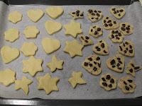 Galletas de mantequilla y con pepitas de chocolate
