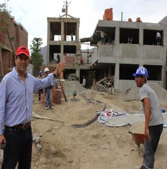 SUPERVISAN AVANCES DE CONSTRUCCIÓN DE COLEGIO INICIAL Y PRIMARIO EN CONDORAY – LUNAHUANA…