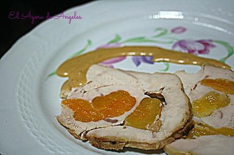 ROLLO DE PAVO CON OREJONES