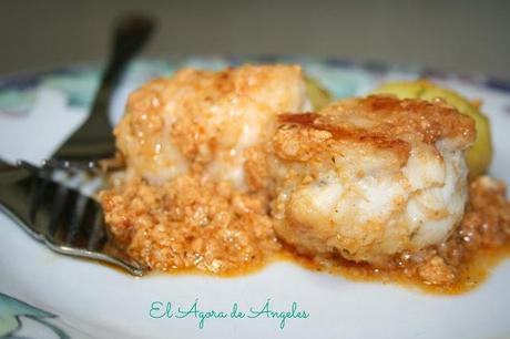 PIXÍN (RAPE) CON SALSA DE PATÉ DE ORICIOS