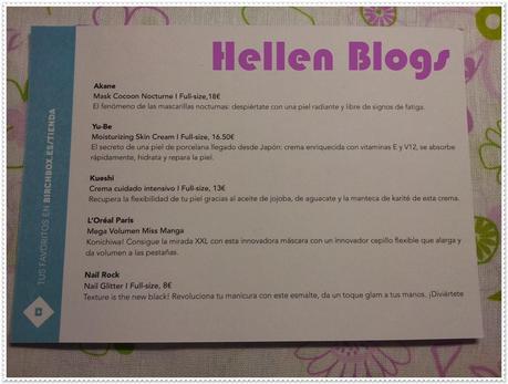 birchbox enero 2014 grazia