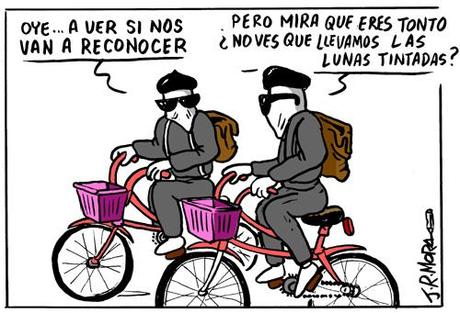 Las bicicletas no son para el control. JR Mora.