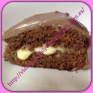 Tarta de chocolate ligera