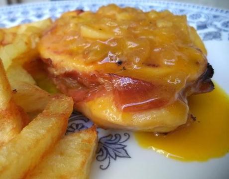 Pechugas de Pollo Rellenas a la Naranja