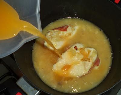 Pechugas de Pollo Rellenas a la Naranja