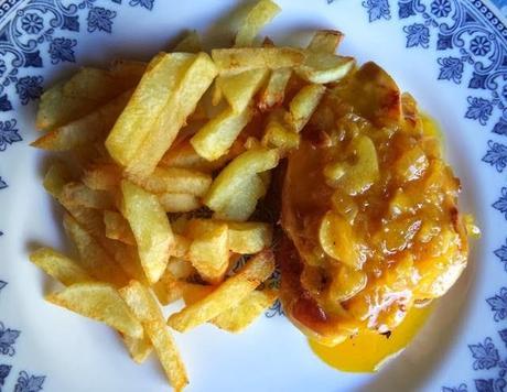 Pechugas de Pollo Rellenas a la Naranja