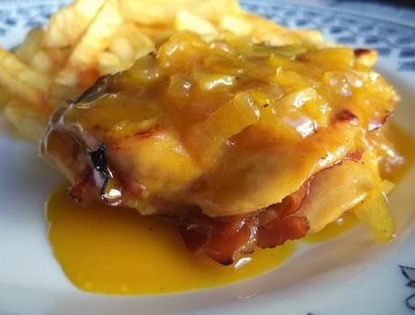 Pechugas de Pollo Rellenas a la Naranja