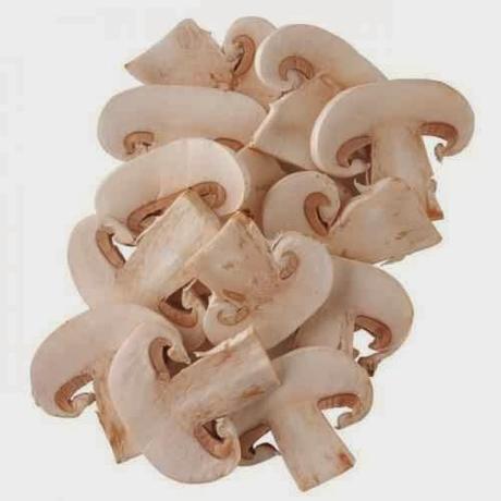 COLES DE BRUSELAS SALTEADAS CON CHAMPIÑONES