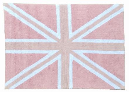 Lorena Canals alfombra Washable Flag England rosa-pink 140x200cm