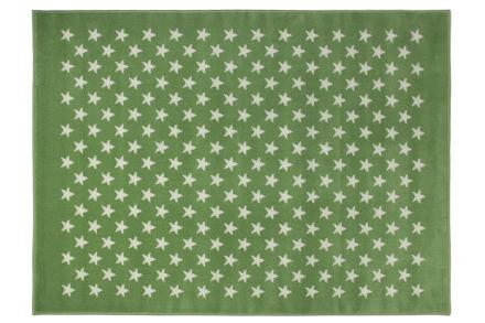 Lorena Canals alfombra estrellitas-verde 120x160cm. 140x200cm. 220x300cm
