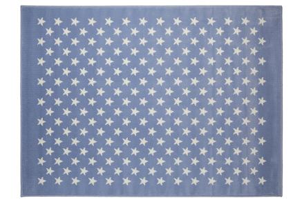 Lorena Canals alfombra estrellitas-azul 120x160cm. 140x200cm. 220x300cm