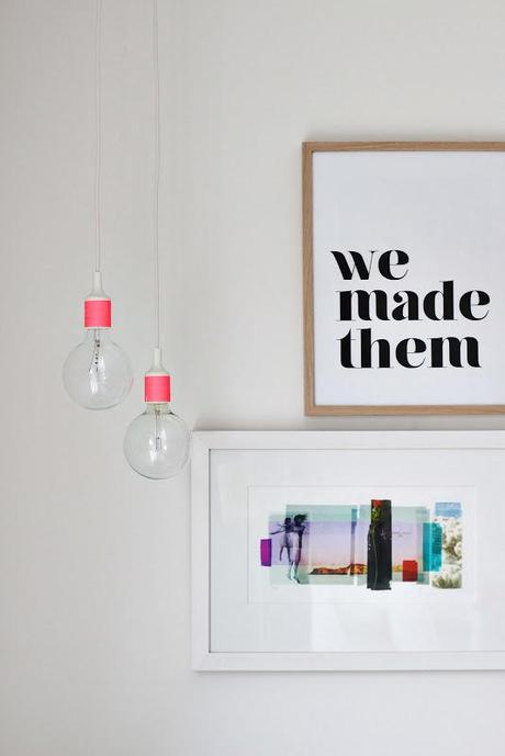 Decoración para bolsillos minimalistas: Bombillas y cables diy 