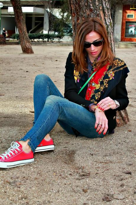 Blazer corta y convers