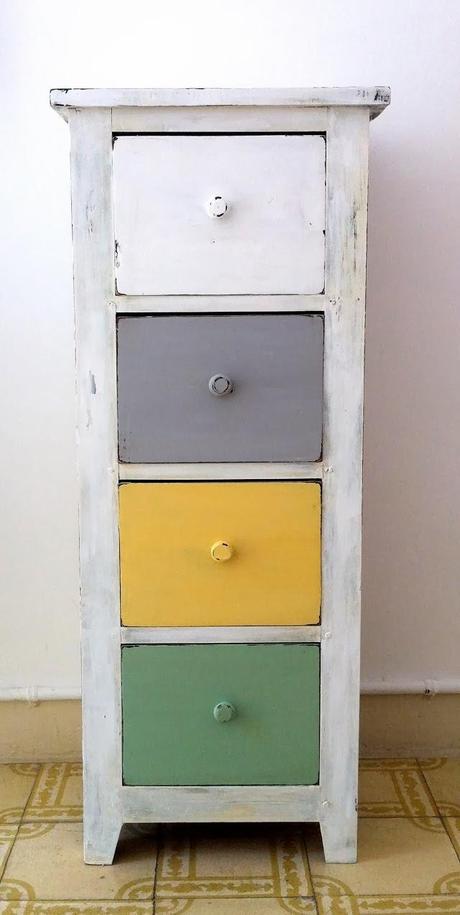 Antes y Después: Una cajonera pintada con Chalk Paint casera