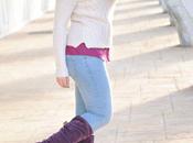 Look day: Sparkle Pullover Purple Boots