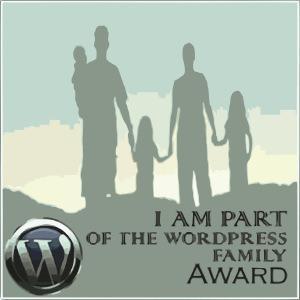 Nominadas a I AM PART OF THE WORDPRESS FAMILY AWARD – ¡Otra vez! ¡Qué ilusión!