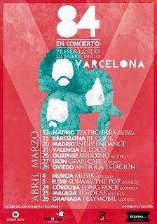Primeros conciertos de 84 presentando 'Varcelona'