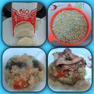 Quinoa con escalivada o pisto