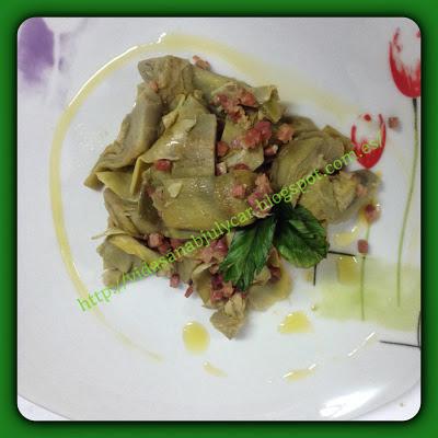 Alcachofas ibéricas en GM E